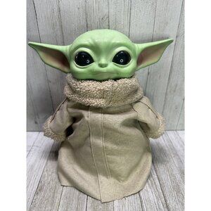 Star Wars Mandalorian The Child Grogu Baby Yoda Plush Stuffed Toy 11" Tall